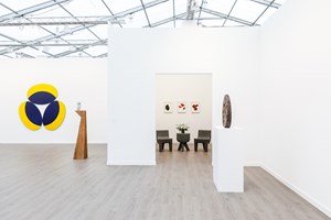 Leon Polk Smith and Pedro Reyes, <a href='/art-galleries/lisson-gallery/' target='_blank'>Lisson Gallery</a>, Frieze New York (2–5 May 2019). Courtesy Ocula. Photo: Charles Roussel.